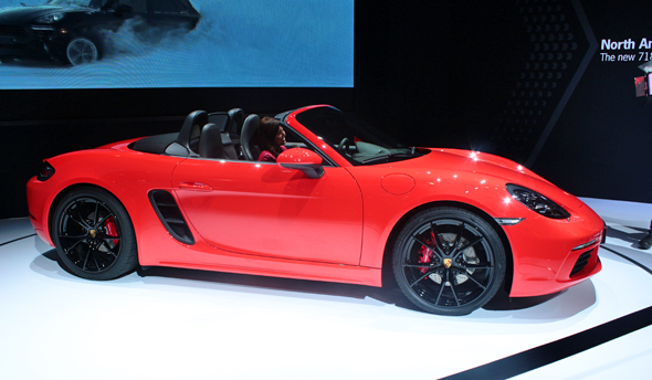 Car on display at the New York Auto Show